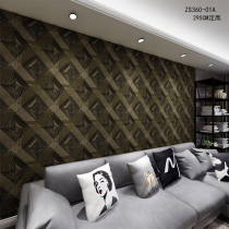 Environmentally friendly seamless wall cloth wall cloth gold thread embroidery diamond luxury modern simple living room TV sofa background wall