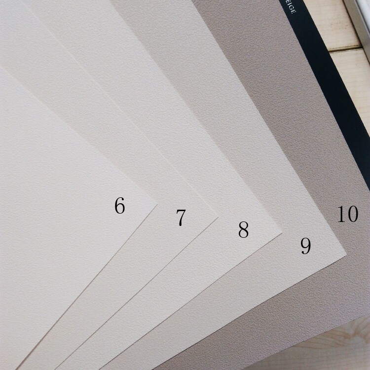 Spot large volume CLO Korean wallpaper scrub wallpaper 35 IKEA warm milk tea curry color cement wall dark lines