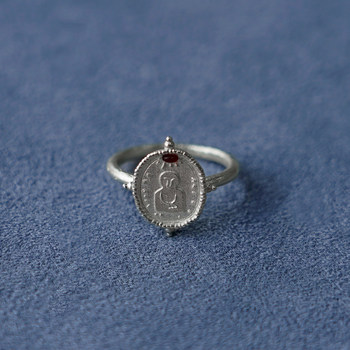 Sale e pepe pepper and salt sterling silver mona lisa ring
