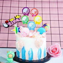 (Special Price) Cake Baton Candy Color Baking Dessert Birthday Cake Inserts Creative Cake Decoration Inserts