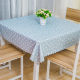 Tablecloth waterproof no-wash oil-proof tablecloth anti-scalding coffee table mat square eight immortals tablecloth plaid rectangular tablecloth