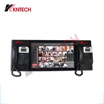 Industrial-grade touch screen dispatching station can video dual-handle visual dispatching telephone dispatching center console