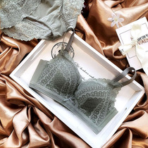 Modale Lace Poly to Woo Bow Tie Soft Adjusted to receive Breast Milk Underwear Day Ensemble Sweet girl Deep V bra set