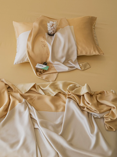 Летний шелковый комплект, шелковистая кровать, простыня, пододеяльник, 60 шт, 3 предмета, постельные принадлежности