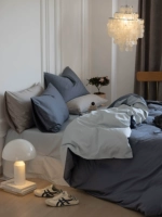 100 хлопковых высоких ветвей-синий