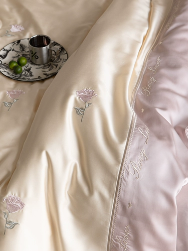 Комплект, простыня, пододеяльник, французский стиль, с вышивкой, 60 шт, 4 предмета, постельные принадлежности