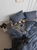 100 хлопкового голубого синего