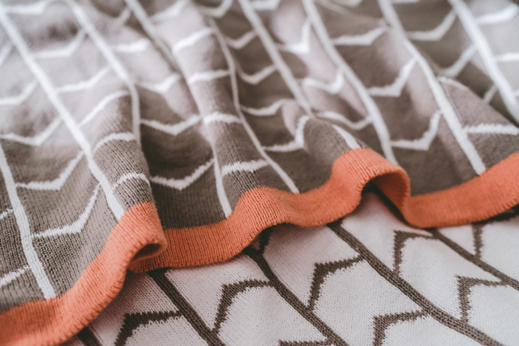 thường chăn bông cotton hình học đan chăn mền mỏng thảm vài tấm thảm đơn giản nordic - Ném / Chăn chăn lông cừu nhập khẩu