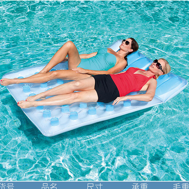 Inflatable swimming ring double water floating bed lovers floating in the air