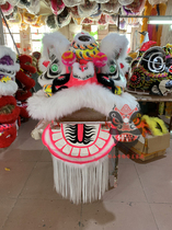Value popular Foshan Lion Head Buddha Dress Wool Dragon Dance Lion Dance Foshan Lion Dance Performance Props South Lion Drum Factory 02