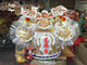 Super value and popular authentic Foshan traditional Hong Kong costume eagle horn dance, dragon dance, lion dance and lion dance performance props southern lion drum manufacturer