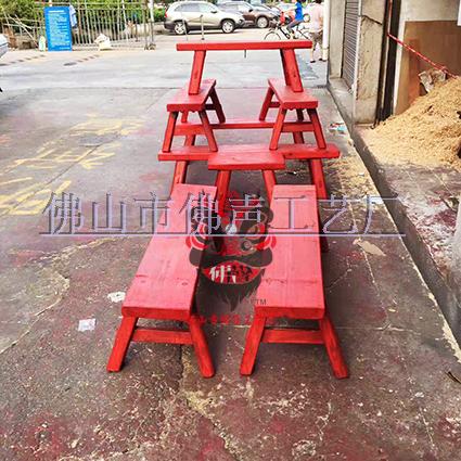 Value-for-money popular Eight Immortals wooden bench South lion wake lion props special lion dance training lion performance bench green supplies