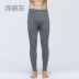 Quần cotton nam Qiukuk Một mảnh mỏng xà cạp Thanh niên Cotton Quần ấm Quần quần Quần nam mùa đông quần tất nam lót lông Quần nóng lên