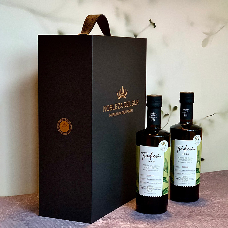 Rolans Qingguo 1640 Premium Extra Virgin Olive Oil 500ml*2 Bottles Gift Box Imported from Spain