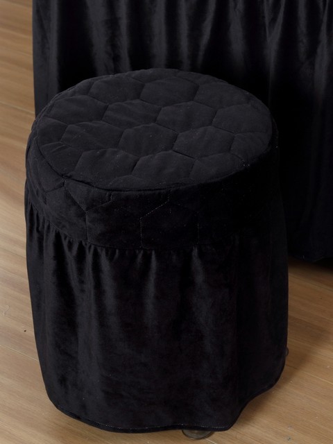 Solid Color Warm Crystal Velvet Black Beauty Bedspread Set of Four Shipping Four Body Massage Fumigation beds available in multiple Colors