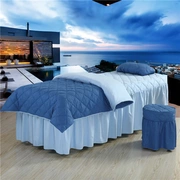 Mùa xuân và mùa hè cao cấp thân thiện với da nổi bông bedspread vẻ đẹp spell sapphire bầu trời xanh xanh denim miễn phí vận chuyển có thể được tùy chỉnh - Trang bị tấm