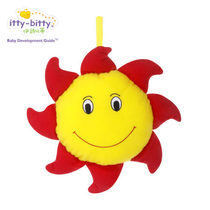 Isabelle Red Sun Monkey Rattles Lathe Hanging Baby Plush Doll Car Hanging Bed Music Rattles Toy