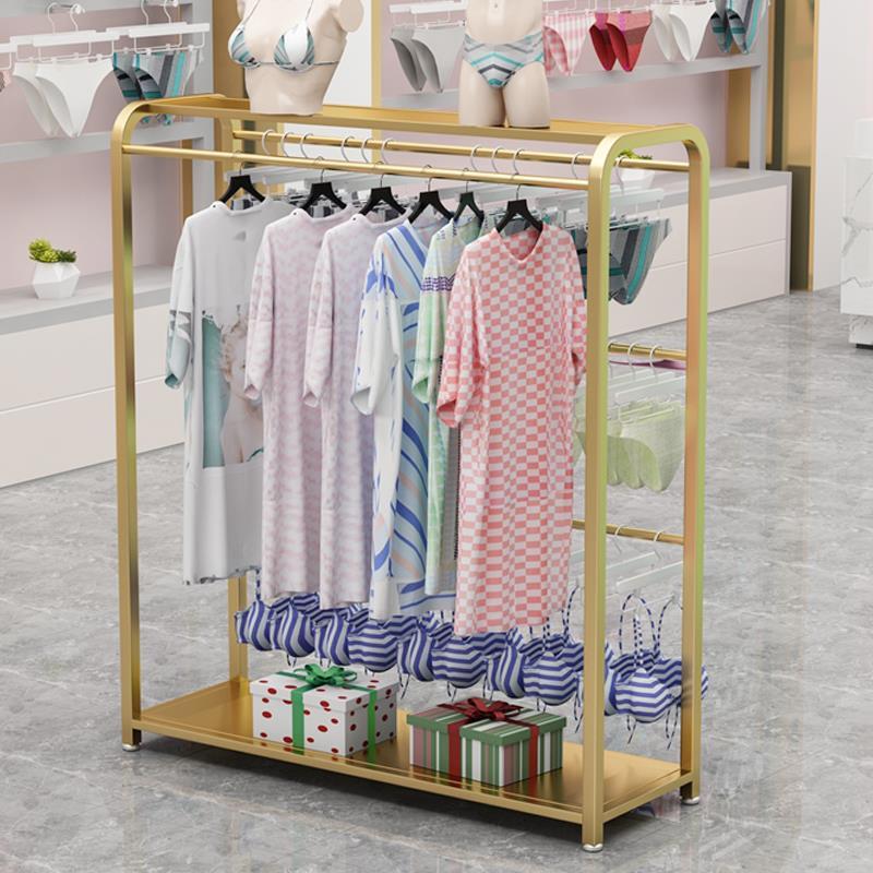 Women's Shorts Display Rack, Clothing Store Pajamas Display Stand, High-End Lingerie Store Bra, Short Skirt, Dress Island Display Rack