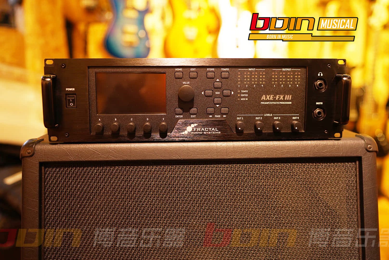 Bo Music Fractal Audio AXE FX-III FX3 electric guitar comprehensive effect spot