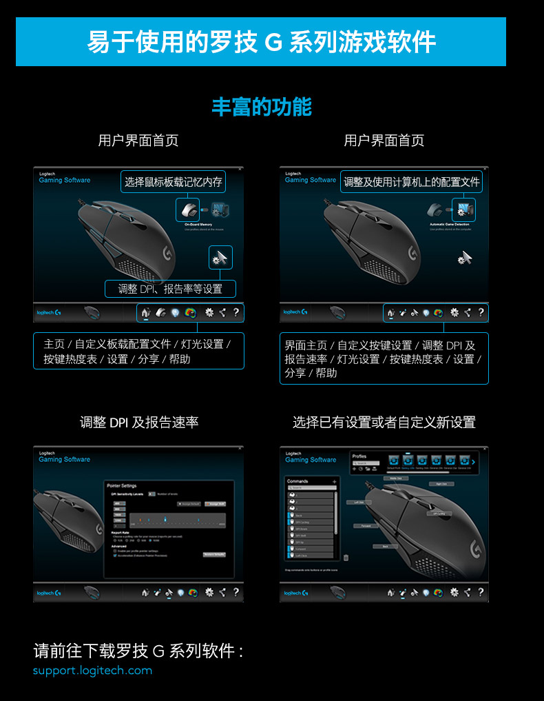 小Q二手团、办公/MOBA/FPS都可以！8-9成新 罗技G302电竞鼠标 49元包邮（天猫149~199元） 买手党-买手聚集的地方