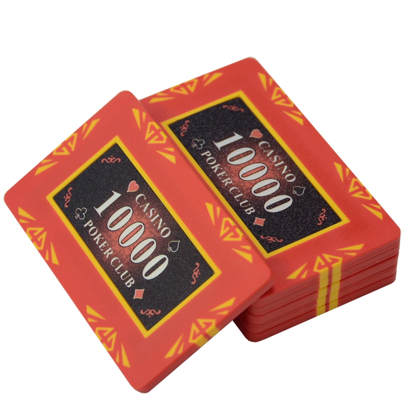 Thẻ chip xu vuông vuông cao cấp Texas Holdem Poker Baccarat Phòng cờ vua Mahjong Có thể tùy chỉnh chip sòng bài Macau - Các lớp học Mạt chược / Cờ vua / giáo dục
