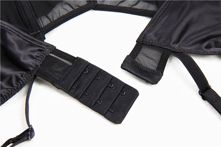 M2 kim loại khóa garter sexy ren garter dây đeo sling ren bên lưới điều chỉnh garter