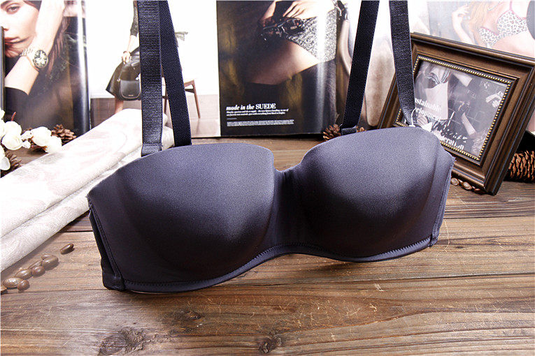 A16 dai*fen полудверный Чашка девушка бюстгальтер гладкий свадьба бюстгальтер сторона получать груди платья нижнее белье 70A75B75D75E 