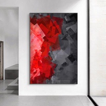 Modern light and luxurious red Abstract Texture Decoration Painting Living Room Advanced Sensation Atmosphere Blue Hanging Painting Restaurant Bedroom Mural Painting