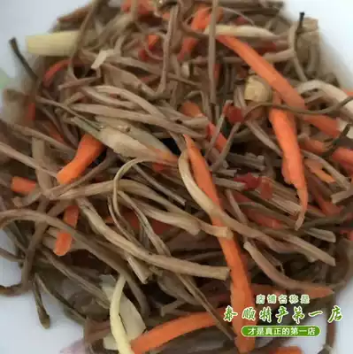 Cold sweet potato stalk 250g Taishun specialty First Shop sweet potato stalk pickled sweet potato stem leaf farm homemade