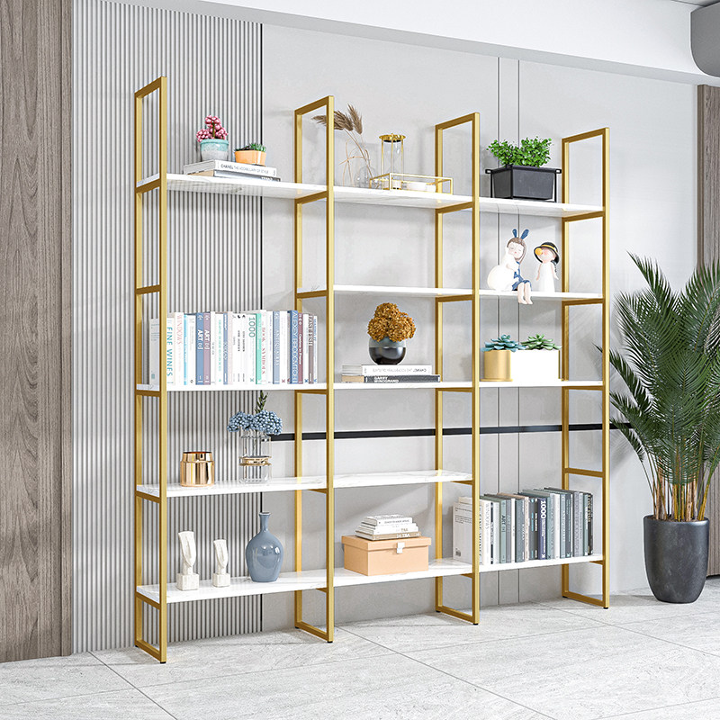 Nordic floor rack multi-layer bookshelf partition living room bookcase net red cosmetics manicure display shelf shoe rack