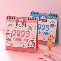2023 desk calendar cute cartoon small calendar desktop creative postgraduate entrance examination plan this note decoration notes ins style