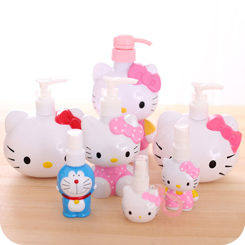Cute spray press type lotion sub-bottling shampoo hand sanitizer shower gel detergent replacement empty bottle