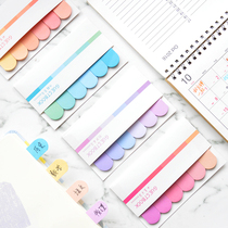 Note gradient Multi-Color BASIC Post-it notes mini index classification small book n post notes