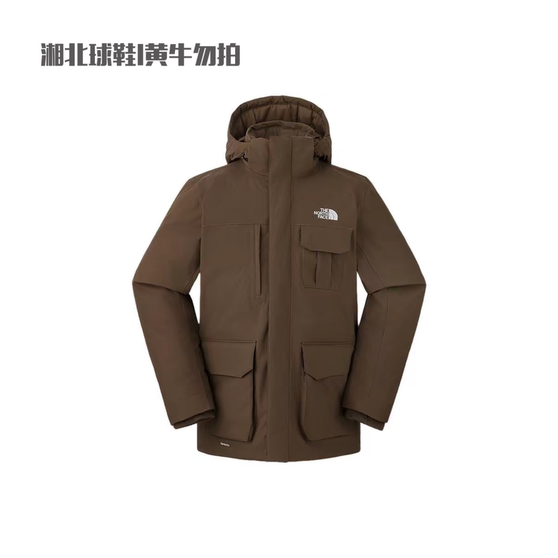 Thenorthface Outdoor Men's Autumn and Winter Waterproof and Warm 550 Fill Power Goose down Detachable Hooded down Jacket | 88R3