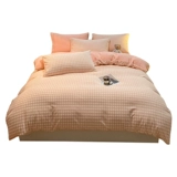 Комплект, демисезонный двусторонний пододеяльник, коралловая простыня, 4 предмета, коллекция 2023, увеличенная толщина, 3 предмета