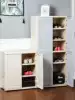 Simple shoe cabinet Large capacity multi-functional multi-layer European plastic storage cabinet Storage cabinet Modern entrance foyer cabinet