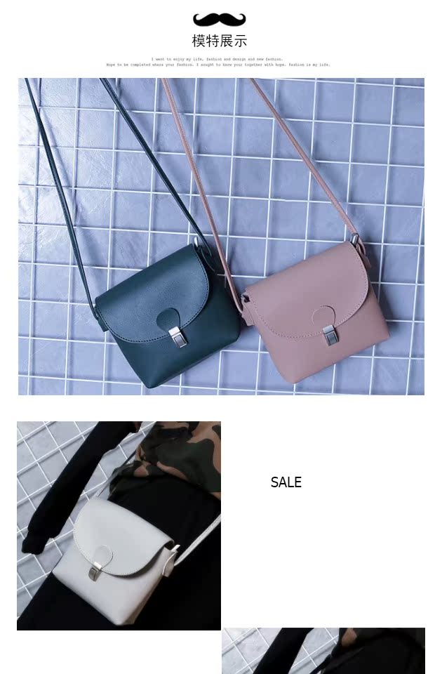 18 mùa xuân và mùa hè Hàn Quốc phụ nữ mới túi điện thoại di động retro túi nhỏ vuông đơn giản hoang dã đơn vai chéo túi nhỏ túi thủy triều - Túi xách nữ túi xách gucci