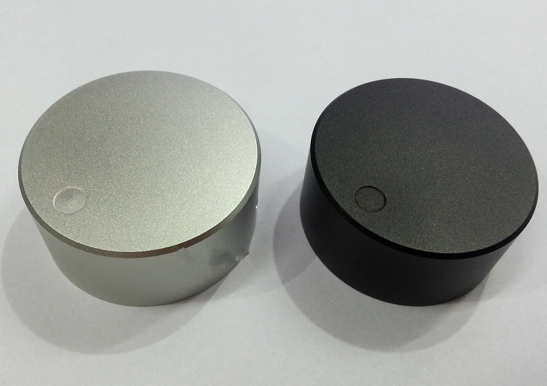 Aluminum alloy solid flat knob volume knob potentiometers knob sound power amplifier tone knob 48x22mm