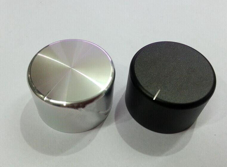 Full aluminum alloy solid knob potentiometers volume knob sound power amplifier tone knob 35x22mm