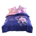 Dày bông chải denim giường bông vải quilt đúp đơn giản không khí 1,5m giường 1.8m - Bộ đồ giường bốn mảnh chăn ra gối nệm cao cấp Bộ đồ giường bốn mảnh
