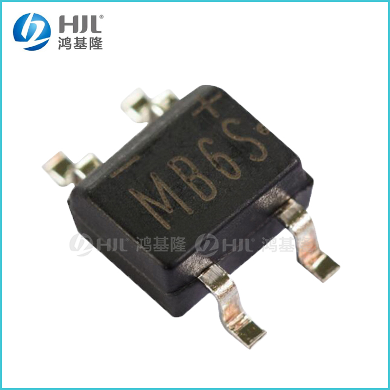 SMD patch rectifier bridge pile MB6S MBS-4 rectifier bridge 0 5A 600V bridge rectifier 1K=50 meta-Taobao