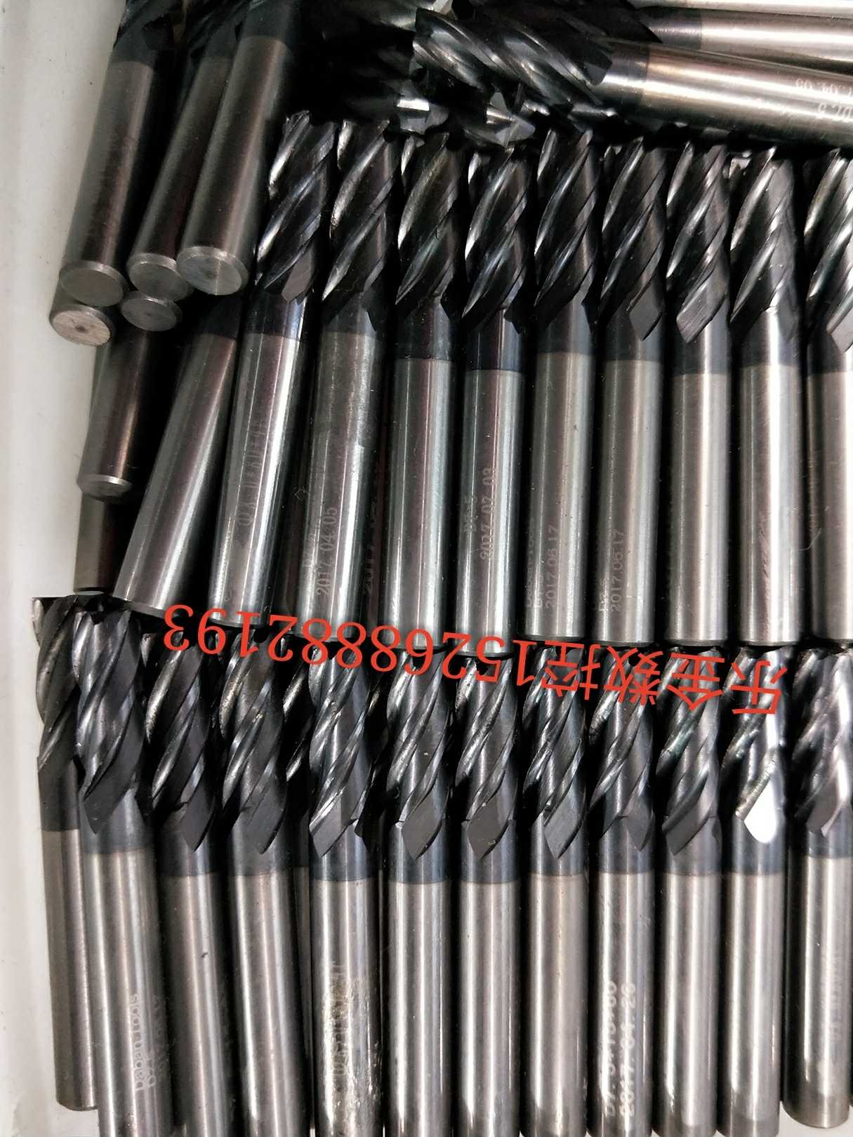 Used four - edged flat milling cutter 7 5MM tungsten milling cutter alloy milling cutter