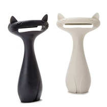 Israels Peleg Design small cat planter Catpeeler creative little cat scraping knife