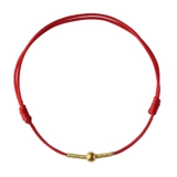 Браслет на ногу, цепочка, браслет с одной бусиной, золотой плетеный браслет из красной нити ручной работы, простой и элегантный дизайн