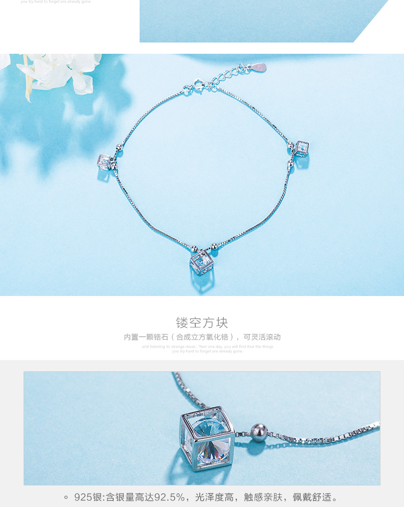Chaine de cheville Femme en Argenterie - Ref 3104253 Image 12