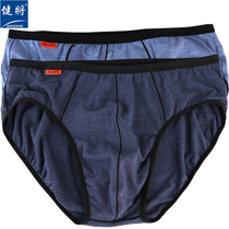 Jianjiang underwear 2 boxed men breifs elastic comfortable breathable modal waist underwear men 88240