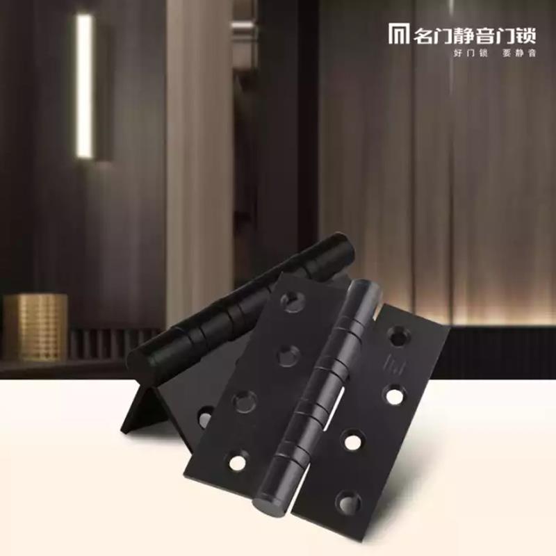 Mingmen silent door flush-opening hinge ball bearing thick stainless steel durable free double door two-way spring