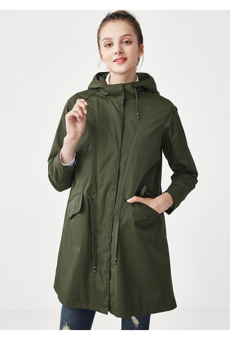 Trench pour femme GIORDANO    en Nylon en Nylon - Ref 3227603 Image 17