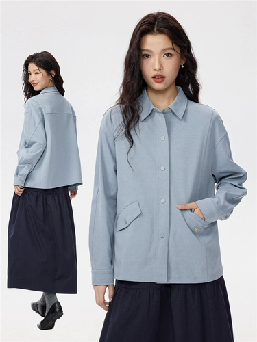 Демисезонная рубашка, трикотажная куртка для отдыха