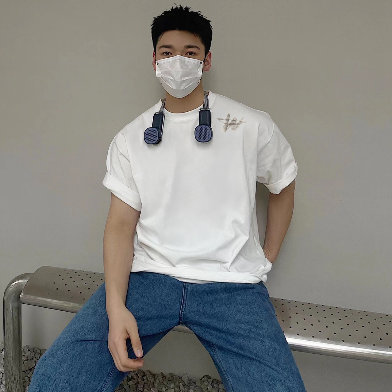 Korean version of niche tide brand high street style men and women with the same style pure cotton loose summer ins trend